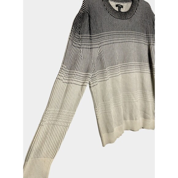 Alfani Sweater Men's XL Ribbed Knit Ombre Striped Pullover Cotton Preppy Winter - Picture 3 of 10